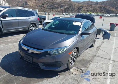 2016 Honda Civic Ex из США, поврежденный, VIN 2HGFC2F77GH549655